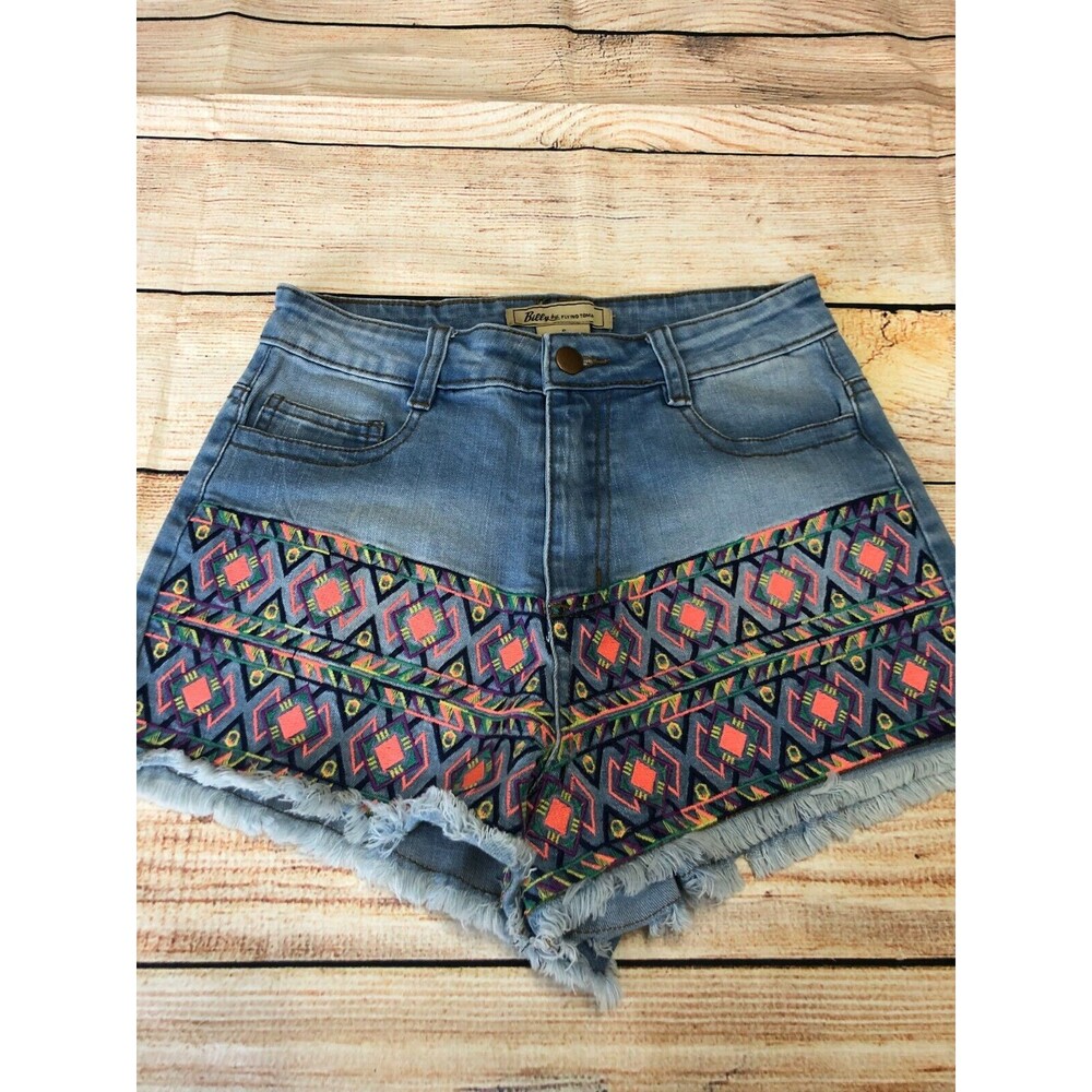 Billy by Flying Tomato Cut Off Jean Shorts Size Small